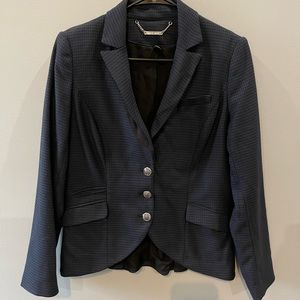 WHBM Houndstooth suit blazer